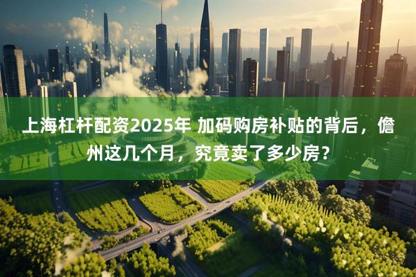 上海杠杆配资2025年 加码购房补贴的背后，儋州这几个月，究竟卖了多少房？